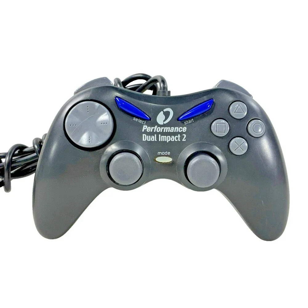 Performance Dual Impact 2 Sony PlayStation 2 Gray Wired Controller Tested